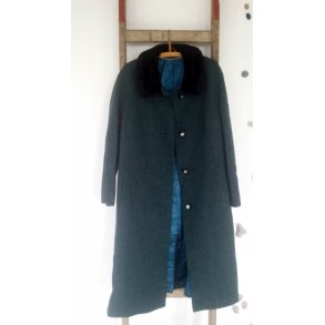 Vintage grn damefrakke