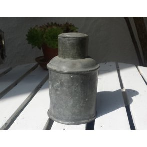 Antik Kinesisk tedse i tin