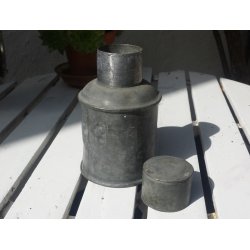 Antik Kinesisk tedse i tin