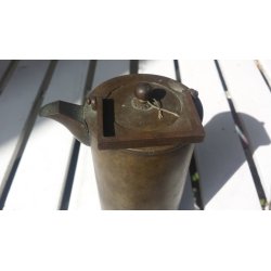 Japansk tekande i bronze