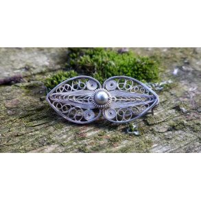 Art Deco broche i slv