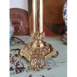 Antik bronze bordlampe