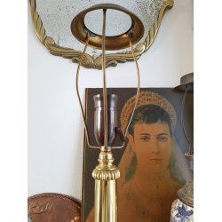 Antik bronze bordlampe