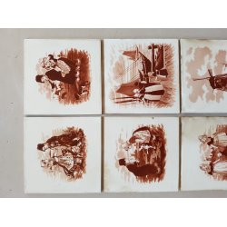 Gamle Meissen porceln fliser