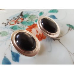 reringe i slv med onyx