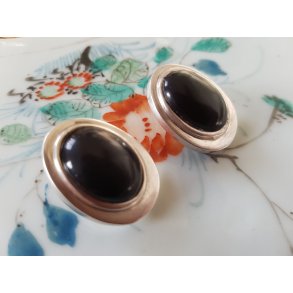 reringe i slv med onyx