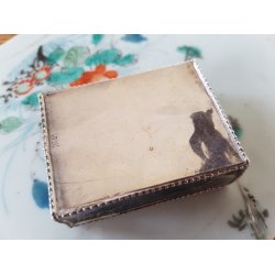 Antik Russisk cloisonne tndstikholder i slv