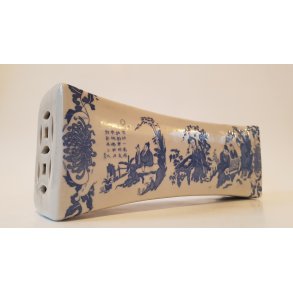 Kinesisk hovedpude af porceln