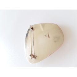 Arne Johansen broche i slv med abelone musling