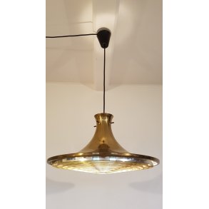 Retro loftlampe udfrt i messing