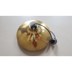 Retro loftlampe udfrt i messing