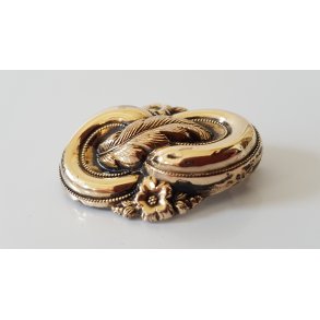 Viktoriansk forgyldt broche