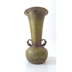 H.F Bronce Ildfast vase