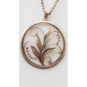 Sknvirke halssmykke i slv