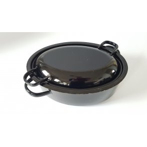 Retro emaljeret stegeso/gryde