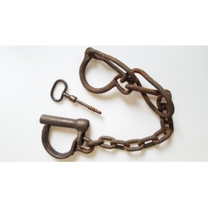 Antik hndsmedet hndjern/fodlnke