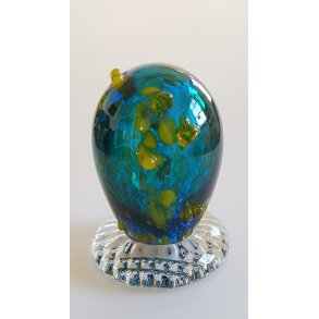 Gammel brevpresser i glas