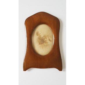 Antik mahogni billede ramme til ophng