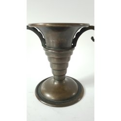 Art Deco vase i bronze