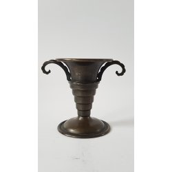 Art Deco vase i bronze