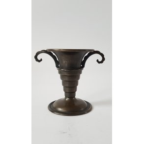 Art Deco vase i bronze