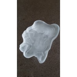 Sknvirke smykkeskl i frosted glas