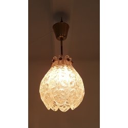 Orrefors pendel i krystal og messing