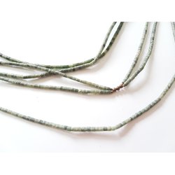 Halskde i slv og jade