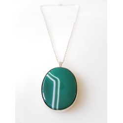 Vedhng / halssmykke i slv