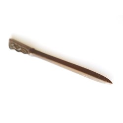 Art Deco papirkniv / brevbner i bronze