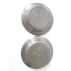 Antikke Svensk tallerkner af tin