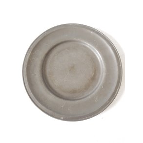 Antik tallerken i tin