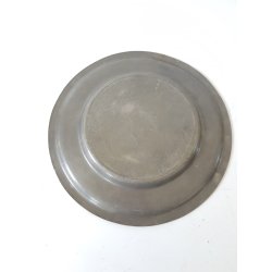 Antik tallerken i tin