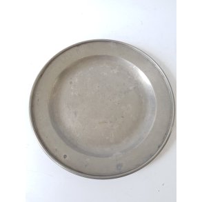 Antik Svensk tallerken i tin