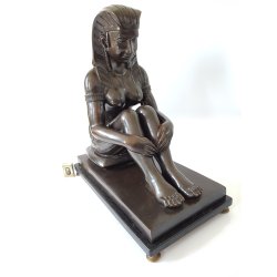 Art Deco bronze figur / skulptur STOR !