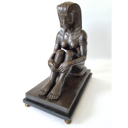 Art Deco bronze figur / skulptur STOR !