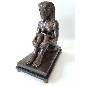 Art Deco bronze figur / skulptur STOR !