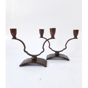 Sune B�ckstr�m bronze lysestager