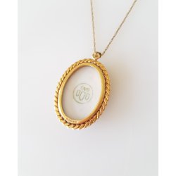 B&G halssmykke i 14 kt guld