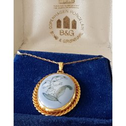 B&G halssmykke i 14 kt guld