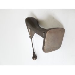 Retro bronze figur / skulptur, glaspuster