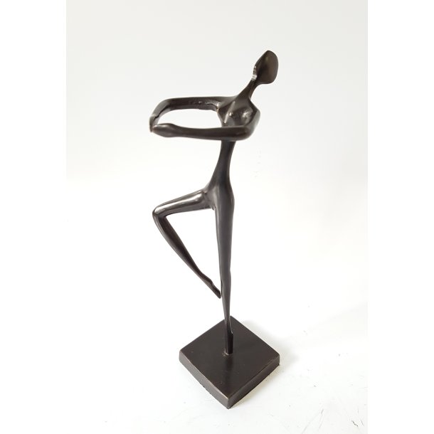 Bodrul Khalique retro bronze figur/ skulptur