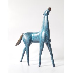 Moderne heste skulptur i bronze