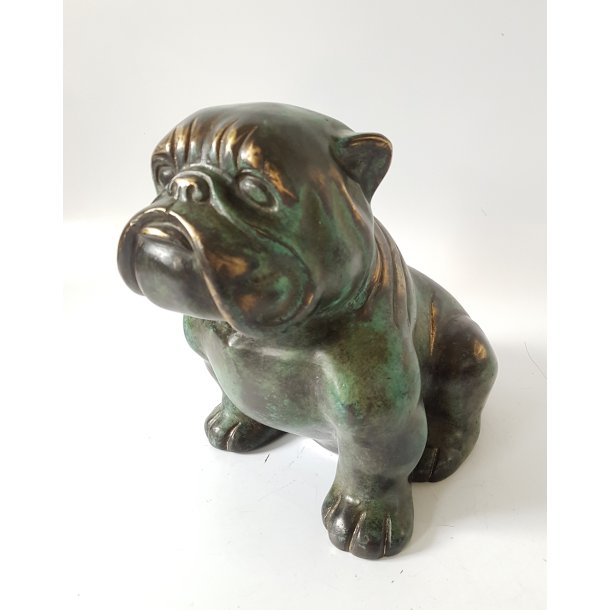 Andreas Wargenbrant bronze skulptur No. 32 / 99 "English Bulldog"