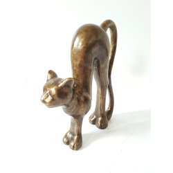 Andreas Wargenbrant bronze skulptur " The Cat "
