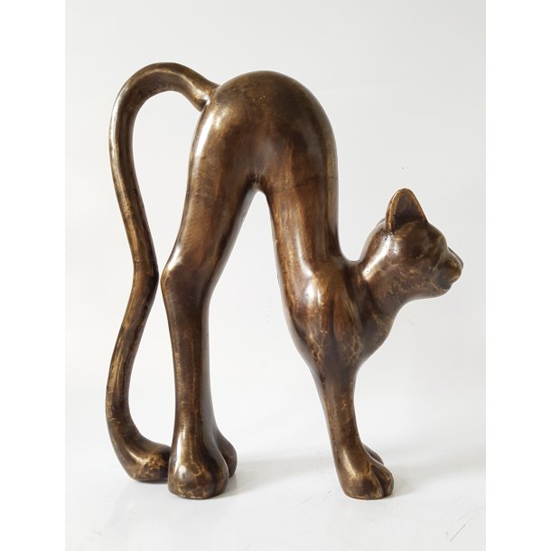 Andreas Wargenbrant bronze skulptur " The Cat "