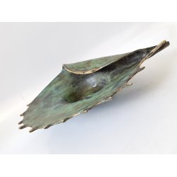 Andreas Wargenbrant bronze skulptur / fad "THE SHELL"