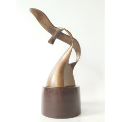 Bror Forslund skulptur i bronze "MSEN"