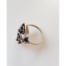 Vintage Scandia Affinerings V�rk ring i s�lv