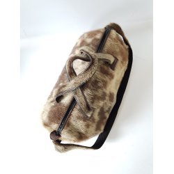 Retro weekendtaske i slskind